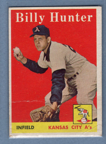 1958 Topps #98 Billy Hunter  G-VG  GO387