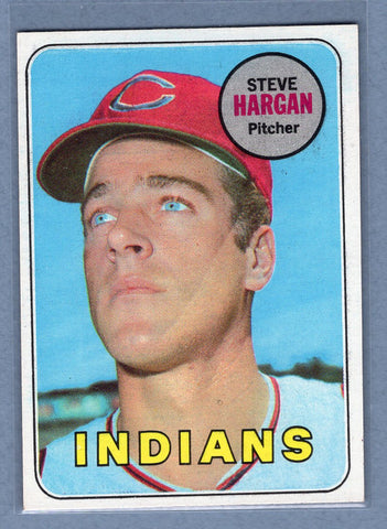 1969 Topps #348 Steve Hargan (b) EX-MT  GOWABB