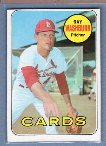 1969 Topps #415 Ray Washburn  EX   GO501
