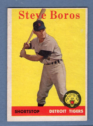 1958 Topps #81 Steve Boros EX  GO495