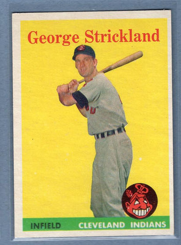 1958 Topps #102 George Strickland NM     G0364