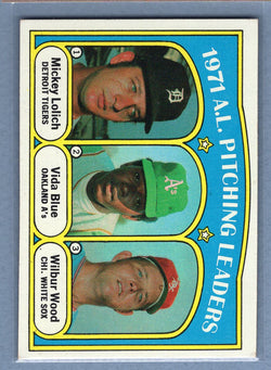 1972 Topps #94 AL Pitching Leaders EX  GO500