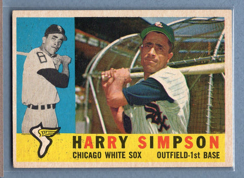 1960 Topps #180 Harry Simpson (b) VG-EX  GO257