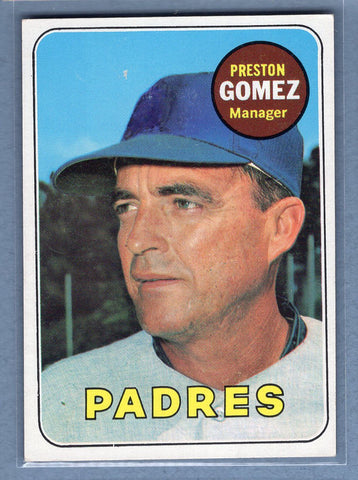 1969 Topps #74 Preston Gomez (c) EX-MT  GO602