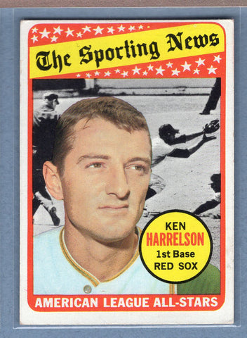 1969 Topps #417 Ken Harrelson All Star (a) VG-EX  GO501