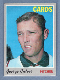 1970 Topps #92 George Culver  EX-MT  GO695