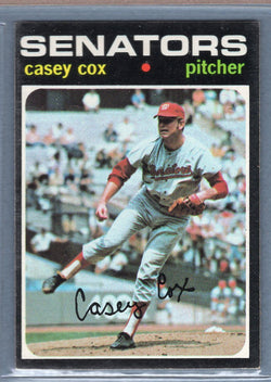 1971 Topps #82 Casey Cox  EX  SB1