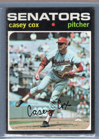 1971 Topps #82 Casey Cox  EX  SB1
