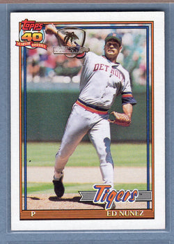 1991 Topps Desert Shield #106 Ed Nunez  NM  GO625