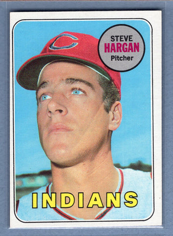 1969 Topps #348 Steve Hargan (d) EX-MT  GOWABB