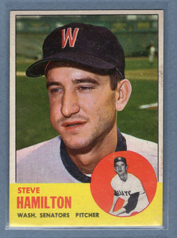 1963 Topps #171 Steve Hamilton EX-MT  GO522