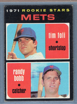 1971 Topps #83 Mets Rookies (Randy Bobb/Tim Foli)  EX  GO747