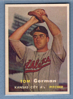 1957 Topps #87 Tom Gorman (b) EX   GO260