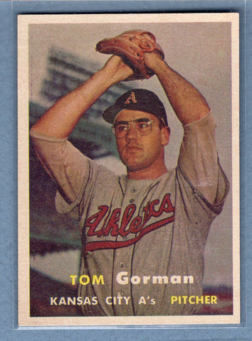 1957 Topps #87 Tom Gorman (b) EX   GO260