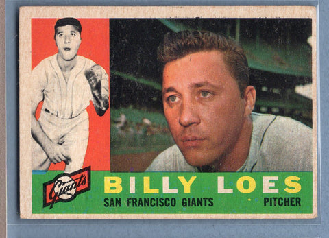 1960 Topps #181 Billy Loes (b) VG  GO257