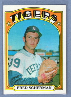 1972 Topps #6 Fred Scherman Ex-Nm
