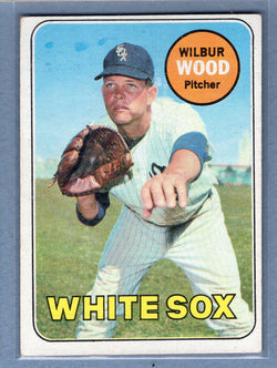 1969 Topps #123 Wilbur Wood EX  GO350