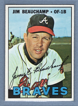 1967 Topps #307 Jim Beauchamp EX-MT  GO308