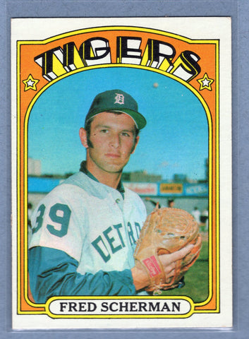 1972 Topps #6 Fred Scherman Ex-Nm