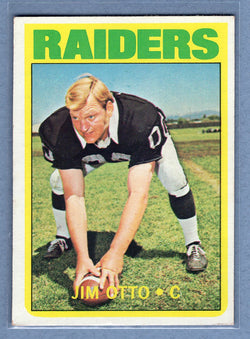 1972 Topps #86 Jim Otto (HOF) EX-MT  GO326