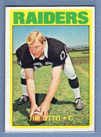 1972 Topps #86 Jim Otto (HOF) EX-MT  GO326