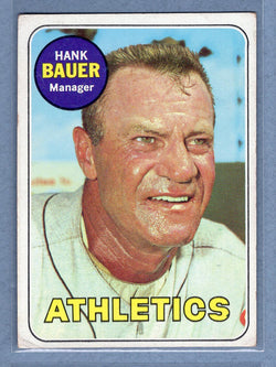 1969 Topps #124 Hank Bauer VG-EX  GO350
