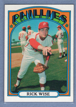 1972 Topps #43 Rick Wise (b) EX  GO315