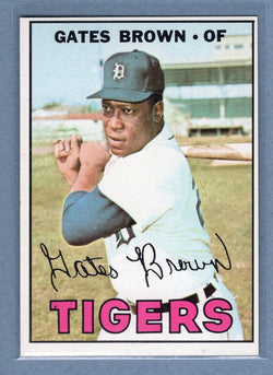 1967 Topps #134 Gates Brown (b) EX-MT   GO340