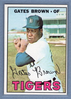 1967 Topps #134 Gates Brown EX-MT  GO390