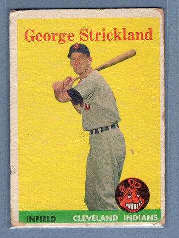 1958 Topps #102 George Strickland  VG  GO387