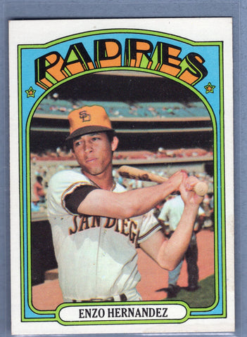 1972 Topps #7 Enzo Hernandez Ex-Nm