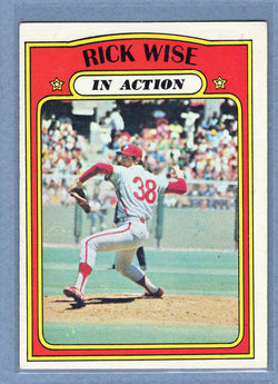 1972 Topps #44 Rick Wise IA (a) EX-MT  GO315