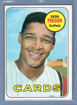 1969 Topps #160 Vada Pinson (d) EX-MT  GO265