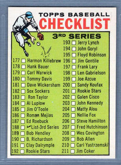 1964 Topps #188 Checklist 177-264 EX-MT  GO560
