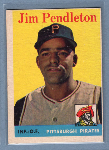 1958 Topps #104 Jim Pendleton  VG-EX  GO387