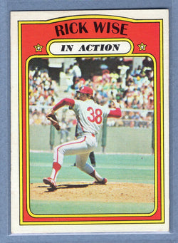 1972 Topps #44 Rick Wise IA (b) EX-MT  GO315
