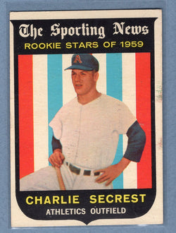 1959 Topps #140 Charlie Secrest (a) VG-EX   GO410