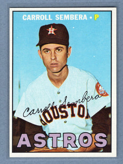 1967 Topps #136 Carroll Sembera EX-MT  GO390