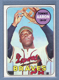 1969 Topps #128 Tommie Aaron EX  GO350