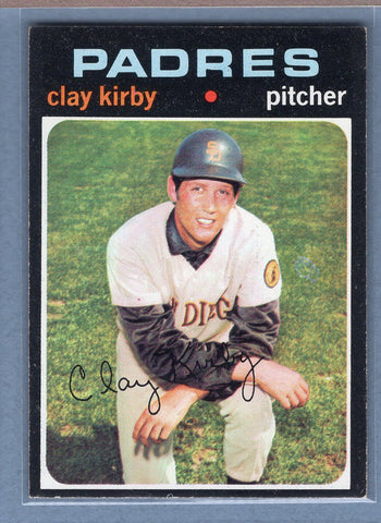 1971 Topps #333 Clay Kirby (b) EX  GO950