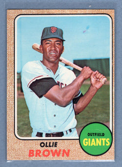 1968 Topps #223 Ollie Brown EX  GO507