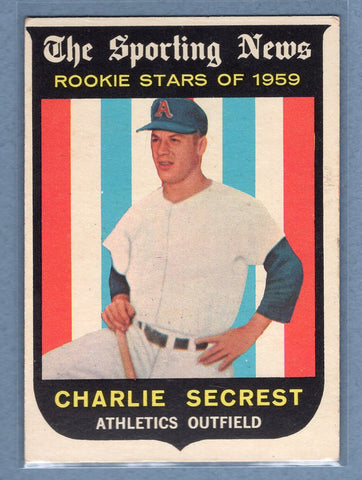 1959 Topps #140 Charlie Secrest (b) VG-EX   GO410