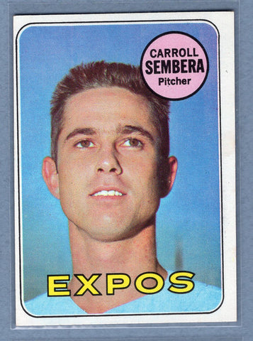 1969 Topps #351 Carroll Sembera (b) EX-MT  GOWABB