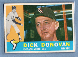 1960 Topps #199 Dick Donovan  VG  GO257