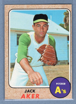 1968 Topps #224 Jack Aker EX  GO507