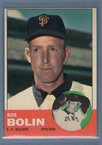 1963 Topps #106 Bob Bolin EX-MT      INVGO395