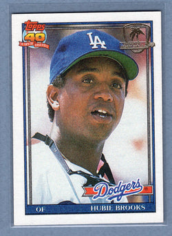 1991 Topps Desert Shield #115 Hubie Brooks  NM  GO625