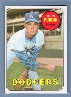 1969 Topps #161 John Purdin (b) EX  GO265