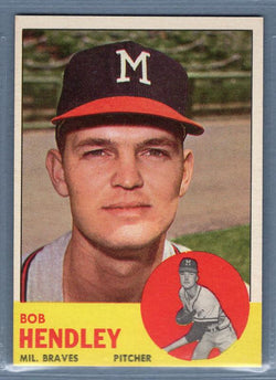 1963 Topps #62 Bob Hendley EX-MT  GO393