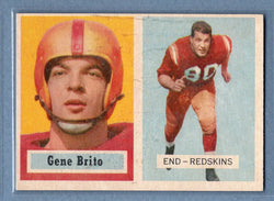 1957 Topps #48 Gene Brito (st) VG  GO801